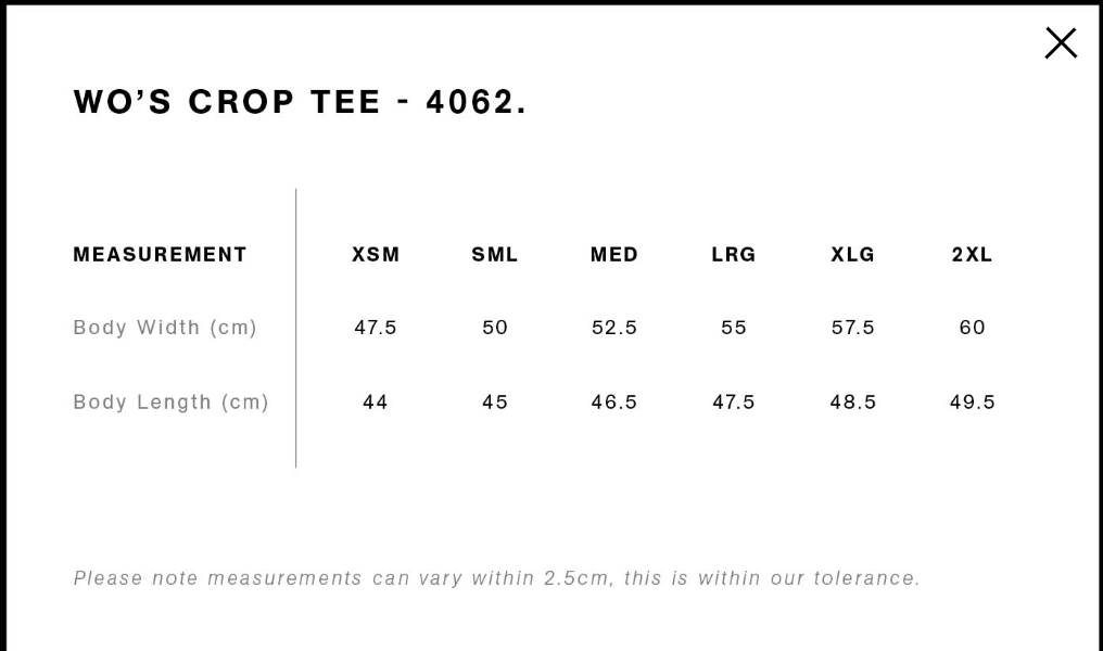 Lubly - Bush Tucker bunjie (Crop Tee)