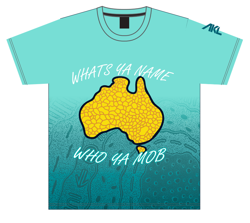 Bush Tucker Bunji- Tee Shirt- What ya name who ya mob?