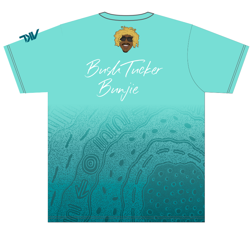 Bush Tucker Bunji- Tee Shirt- What ya name who ya mob?