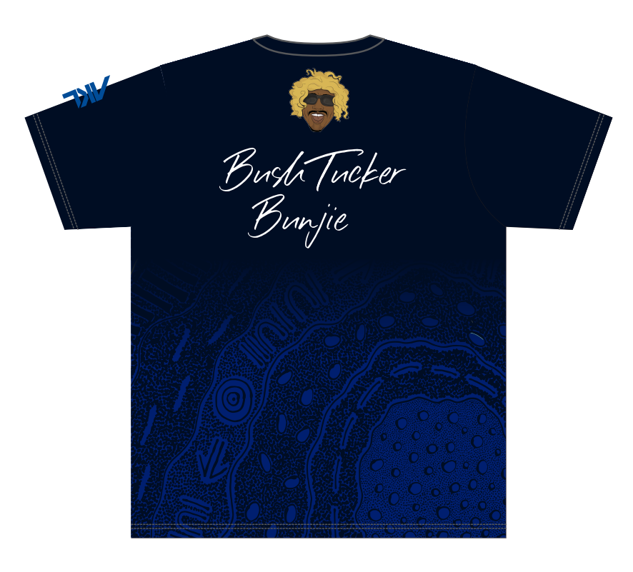 Bush Tucker Bunji- Tee Shirt- What ya name who ya mob?