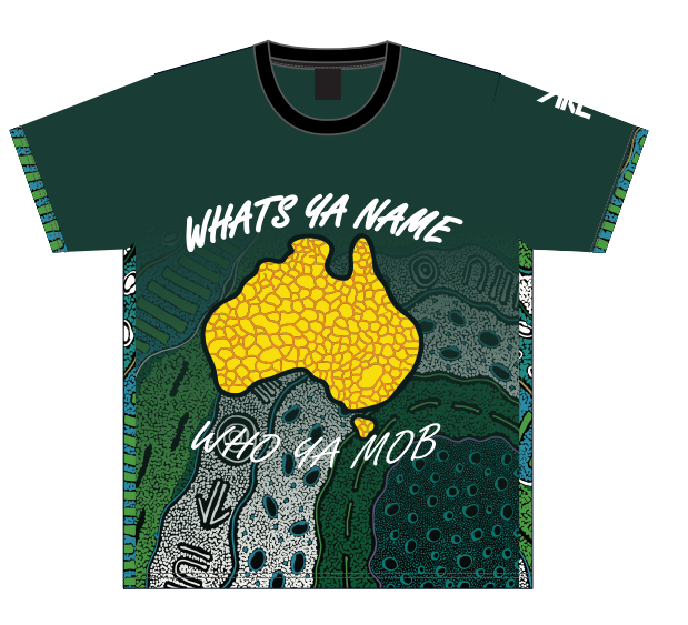 Bush Tucker Bunji- Tee Shirt- What ya name who ya mob?