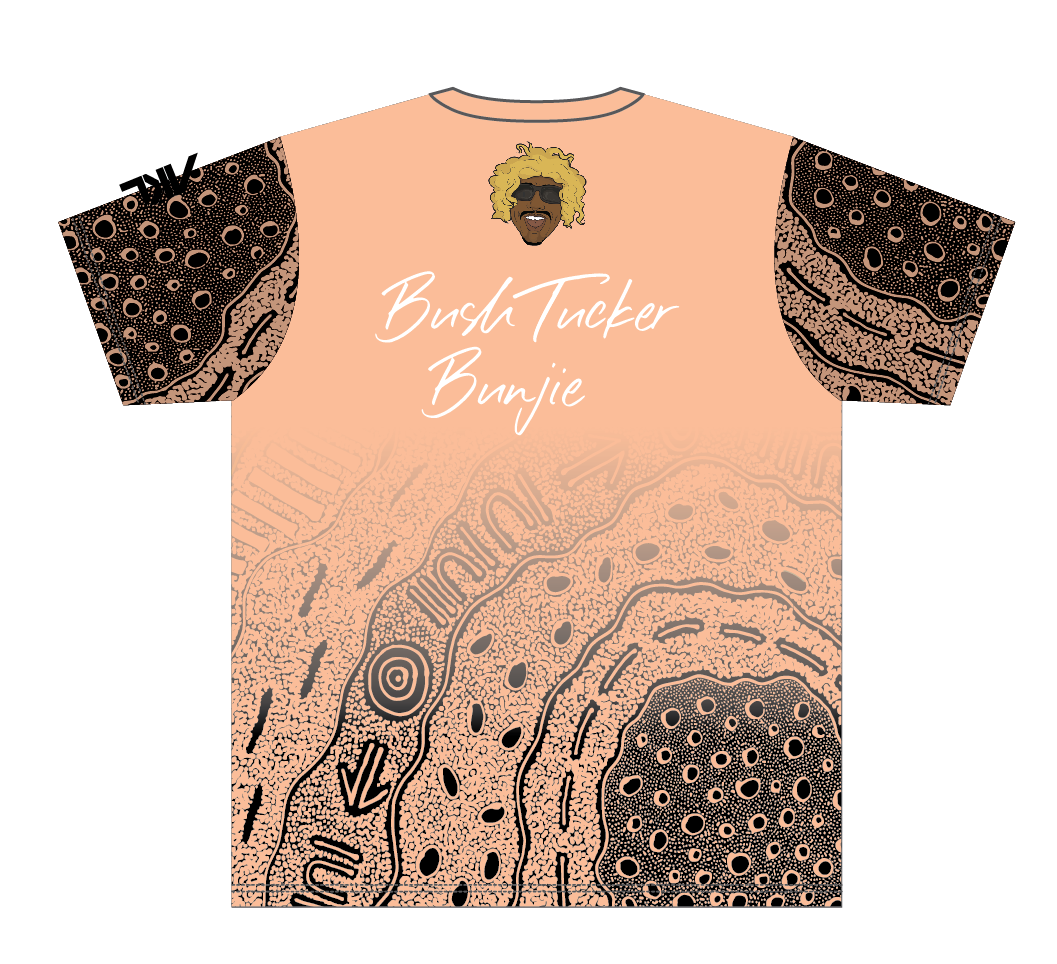 Bush Tucker Bunji- Tee Shirt- What ya name who ya mob?