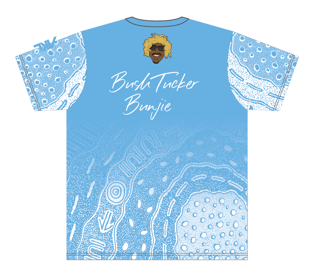 Bush Tucker Bunji- Tee Shirt- What ya name who ya mob?