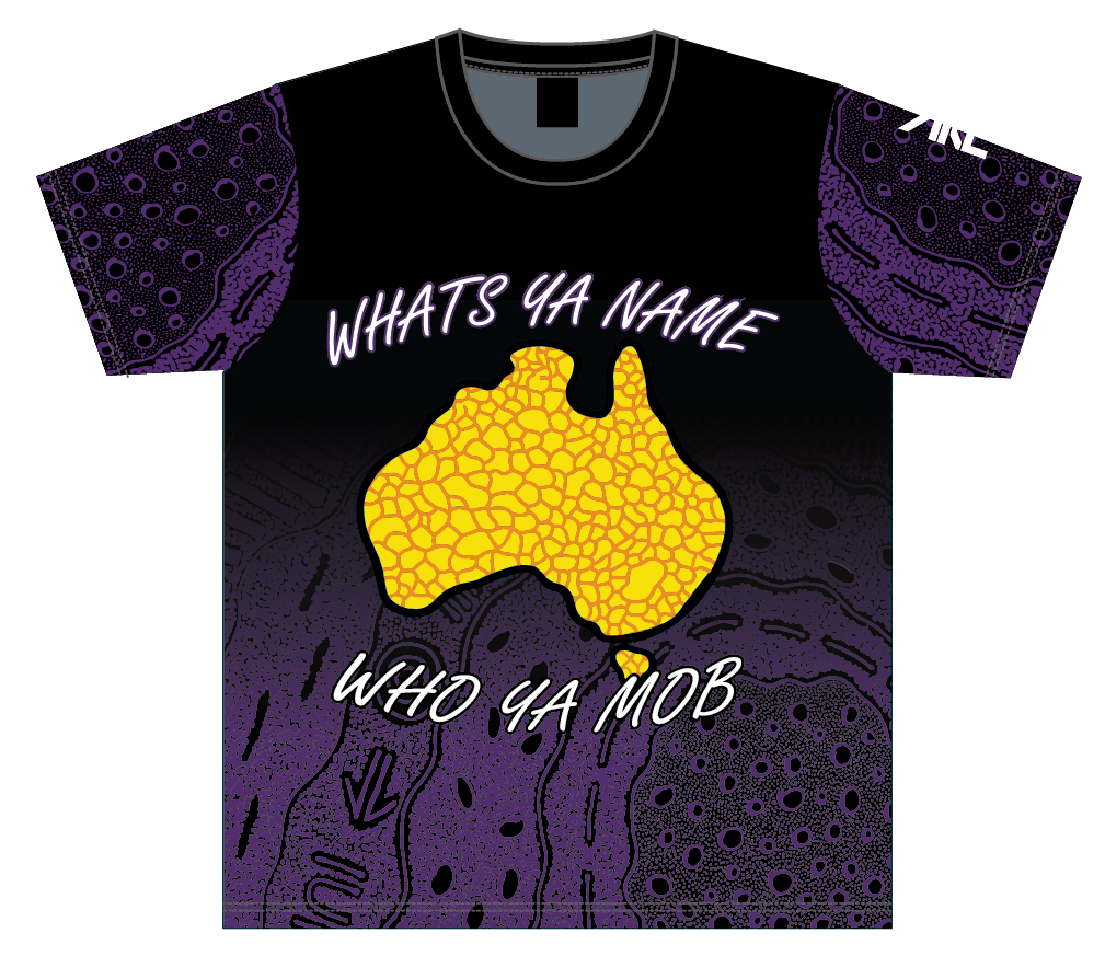 Bush Tucker Bunji- Tee Shirt- What ya name who ya mob?